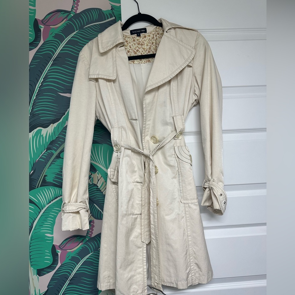 Sergiomavis trench coat jacket